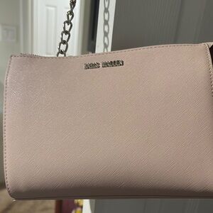 Michael Kors Pink Crossbody Bag with Silver Chain